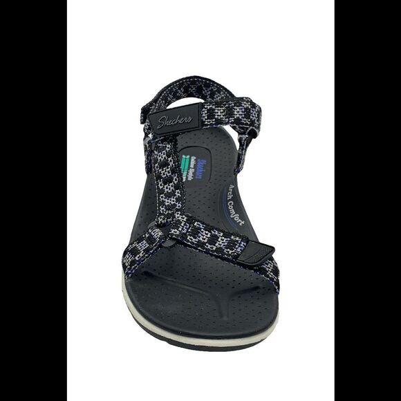Skechers Washable Knit Quarter Reggae Cup Black - Medium - Picture 3 of 5